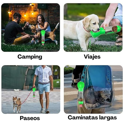 Botella 4-in-1 para Paseos Sin Estrés
